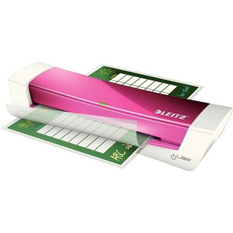 LAMINATOR LEITZ iLAM HOME OFFICE A4 RÓŻOWY