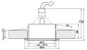 Oprawa hermetyczna IP65 chrom perła okrągła SH-08 2291249