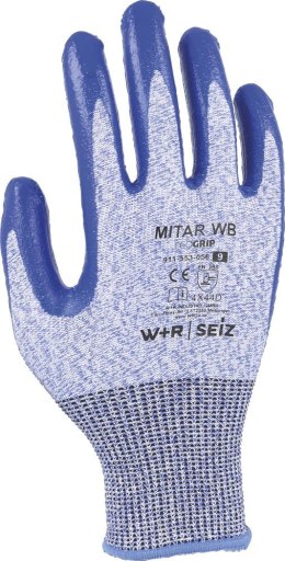 Rękawice chroniące przed przecięciem Mitar WB EcoGrip roz. 10 W+R (10 par)