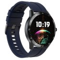 SMARTWATCH MĘSKI G. Rossi SW018-5 black/blue (sg012e) WŁASNE TARCZE