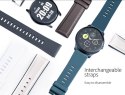 SMARTWATCH G. Rossi G.RSWSF1-3C1-1 silver/black + dodatkowy PASEK (zg309a)