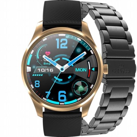 SMARTWATCH G. Rossi SW012-4 gold/black + dodatkowa BRANSOLETA (zg315d)