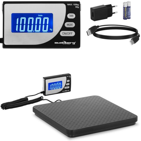 Waga przemysłowa paczkowa do 100 kg / 0.1 g LCD USB