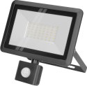 NAŚWIETLACZ LED Z PIR 50W 2400LM IP44 4000K