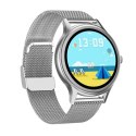 SMARTWATCH DAMSKI PACIFIC 18-5 - BRANSOLETA + PASEK: Srebrna / Różowy (sy015e)