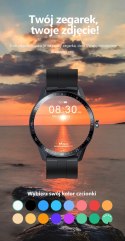 SMARTWATCH G. Rossi SW018-2 silver/gray (zg335b) WŁASNE TARCZE